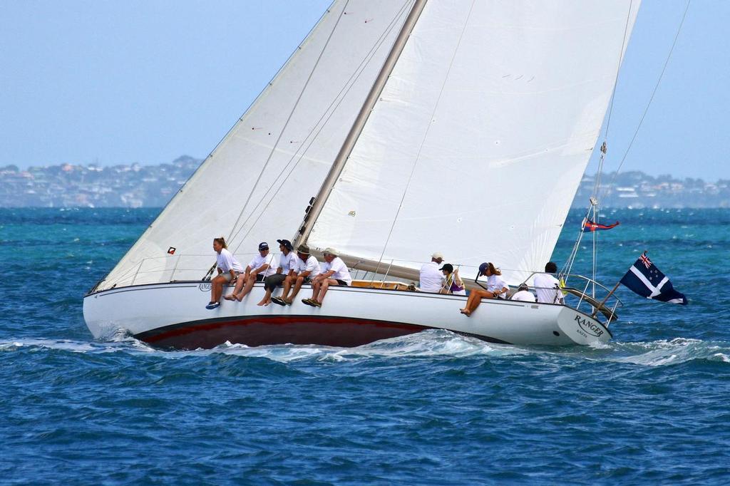 The beautiful Ranger - launched in 1938 and unbeaten for 30 years - 2014 Mahurangi Regatta - Classic Yachts January 25, 2014 © Richard Gladwell www.photosport.co.nz